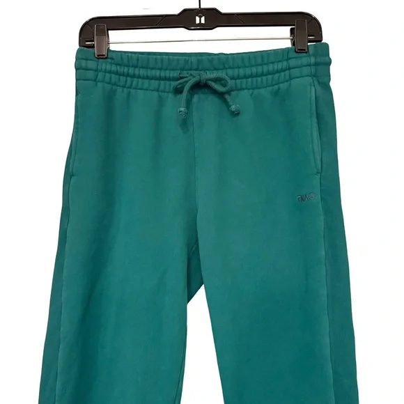 Aritzia TNA Cozy Fleece Boyfriend Fit Sweatpant in Kelp Green, Sz S - Picture 5 of 16